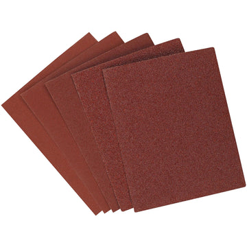 Sandpaper Variety 6-Pack, 1/4-Inch Sheet