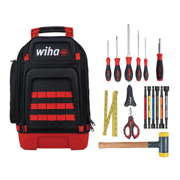 15 Piece Industrial MRO Tool Kit in Heavy Duty Backpack