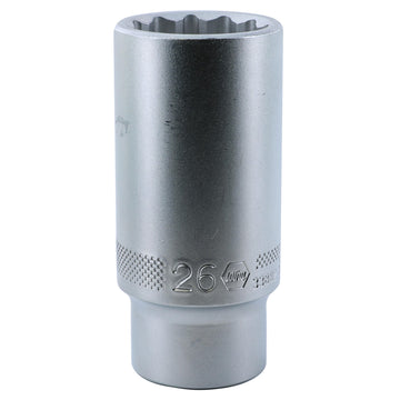 12 Point - 1/2" Drive Deep Socket 26.0mm