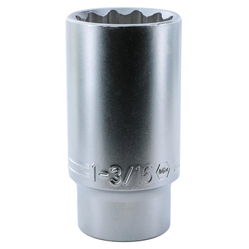12 Point - 1/2" Drive Deep Socket 1-3/16"