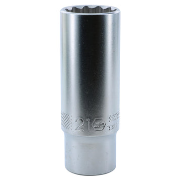 12 Point - 1/2" Drive Deep Socket 21.0mm