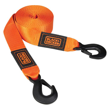 2-Inch x 20' Tow Strap, Heavy-Duty (9,000 lb Break Strength)