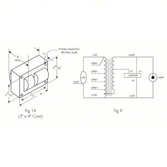 ADVANCE HID Ballast Kit – 150W High Pressure Sodium (ANSI S55) | Colink Industrial