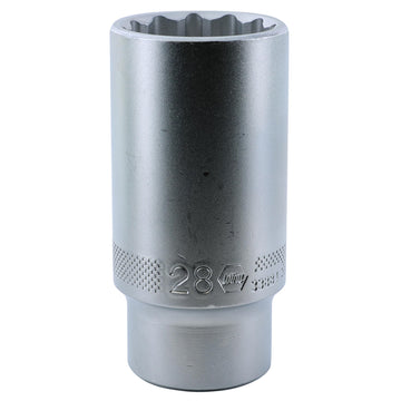 12 Point - 1/2" Drive Deep Socket 28.0mm