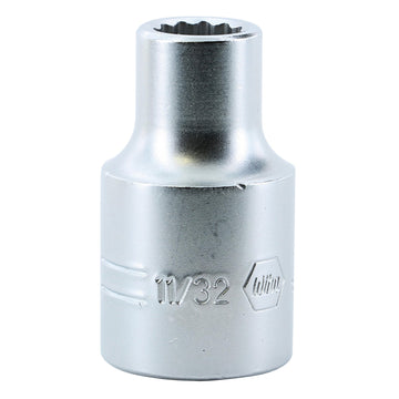 12 Point - 1/2" Drive Deep Socket 11/32"