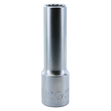 12 Point - 1/2" Drive Deep Socket 12.0mm