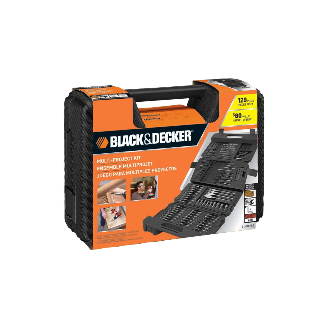 129-Pc. Home Essentials Set, Drilling, Screwdriving Accessories