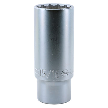 12 Point - 1/2" Drive Deep Socket 15/16"