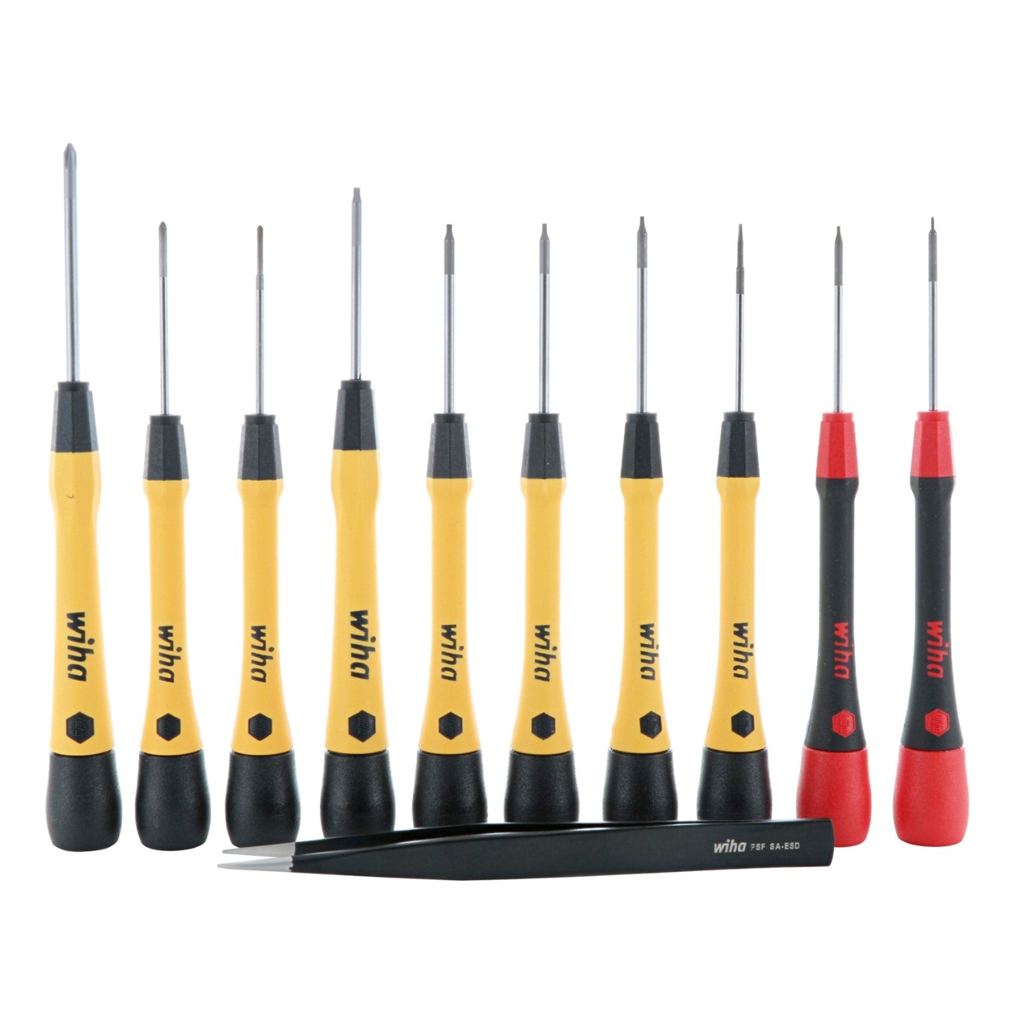 11 Piece ESD Safe Picofinish Precision Screwdriver Set in Pouch