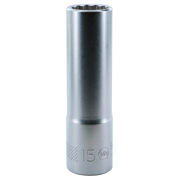 12 Point - 1/2" Drive Deep Socket 15.0mm