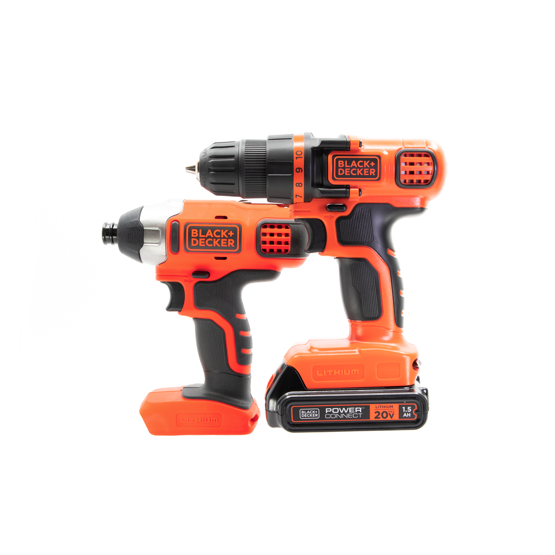 20V MAX* Cordless Drill & Impact Driver Power Tool Combo Kit