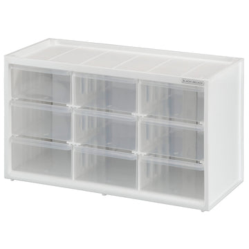 Storage Organizer, 9 Drawer Modular System, Easily Stackable