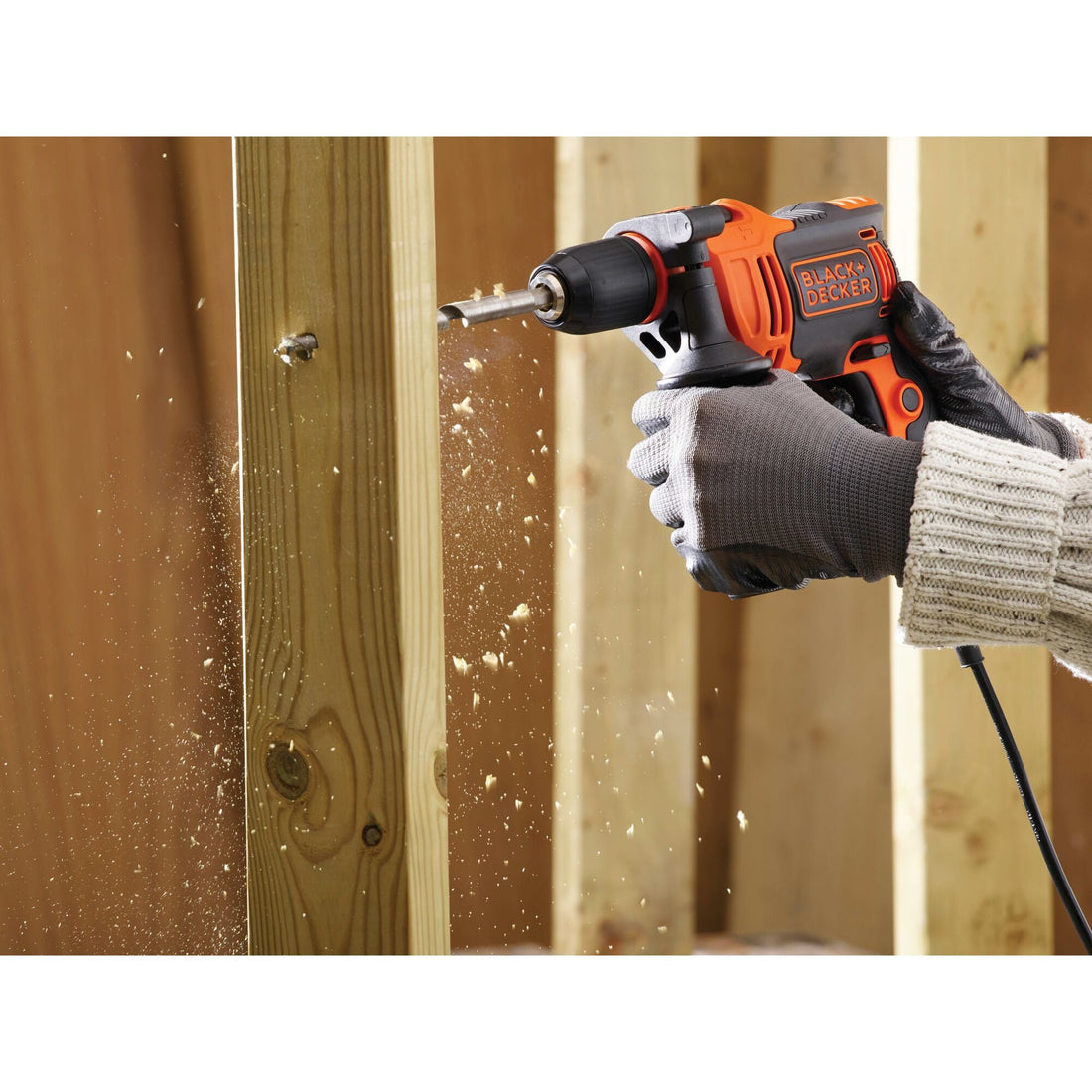 Electric Hammer Drill, 6.5-Amp, 1/2-Inch