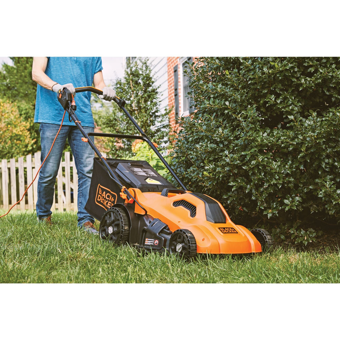 Corded Electric Lawn Mower, 13 Amp, 20-Inch