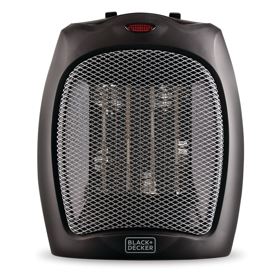 Electric Heater With Adjustable Thermostat Control, Black