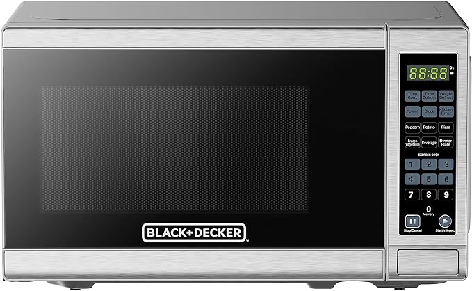 0.7 Cu. Ft. Digital Microwave, Stainless Steel