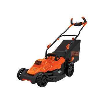 Corded Electric Lawn Mower With Bike Handle, 10-Amp, 15-Inch