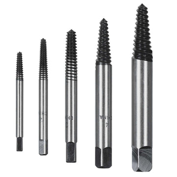 5-Piece Screw Extractor Set, 5 Sizes