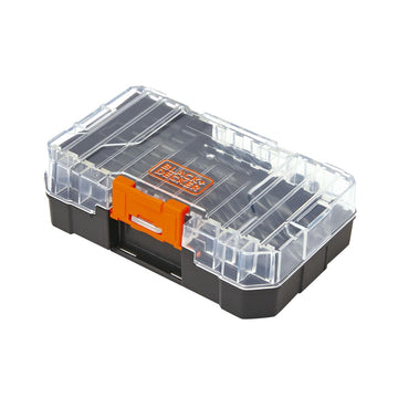 14 Piece Drill Bit Set With Storage And Size Markings