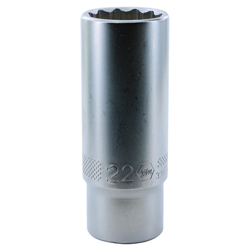 12 Point - 1/2" Drive Deep Socket 22.0mm