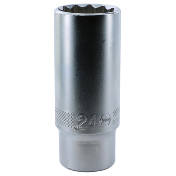 12 Point - 1/2" Drive Deep Socket 24.0mm