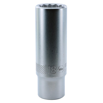 12 Point - 1/2" Drive Deep Socket 18.0mm