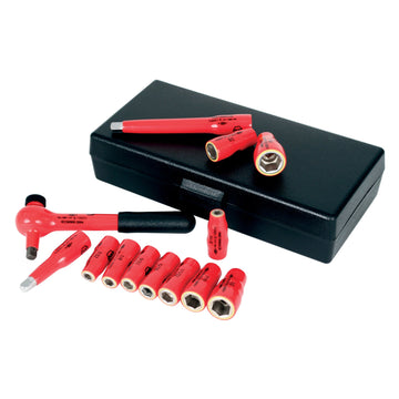 13 Piece Insulated Socket Set 1/4" Drive - SAE