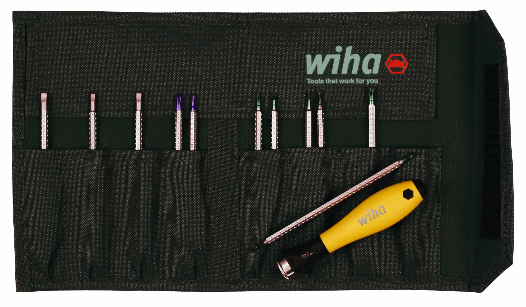 12 Piece ESD Safe Drive-Loc IV Blade Set in Canvas Pouch