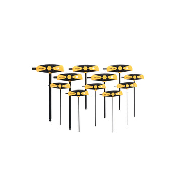 11 Piece SoftGrip Hex SAE T-Handle Set