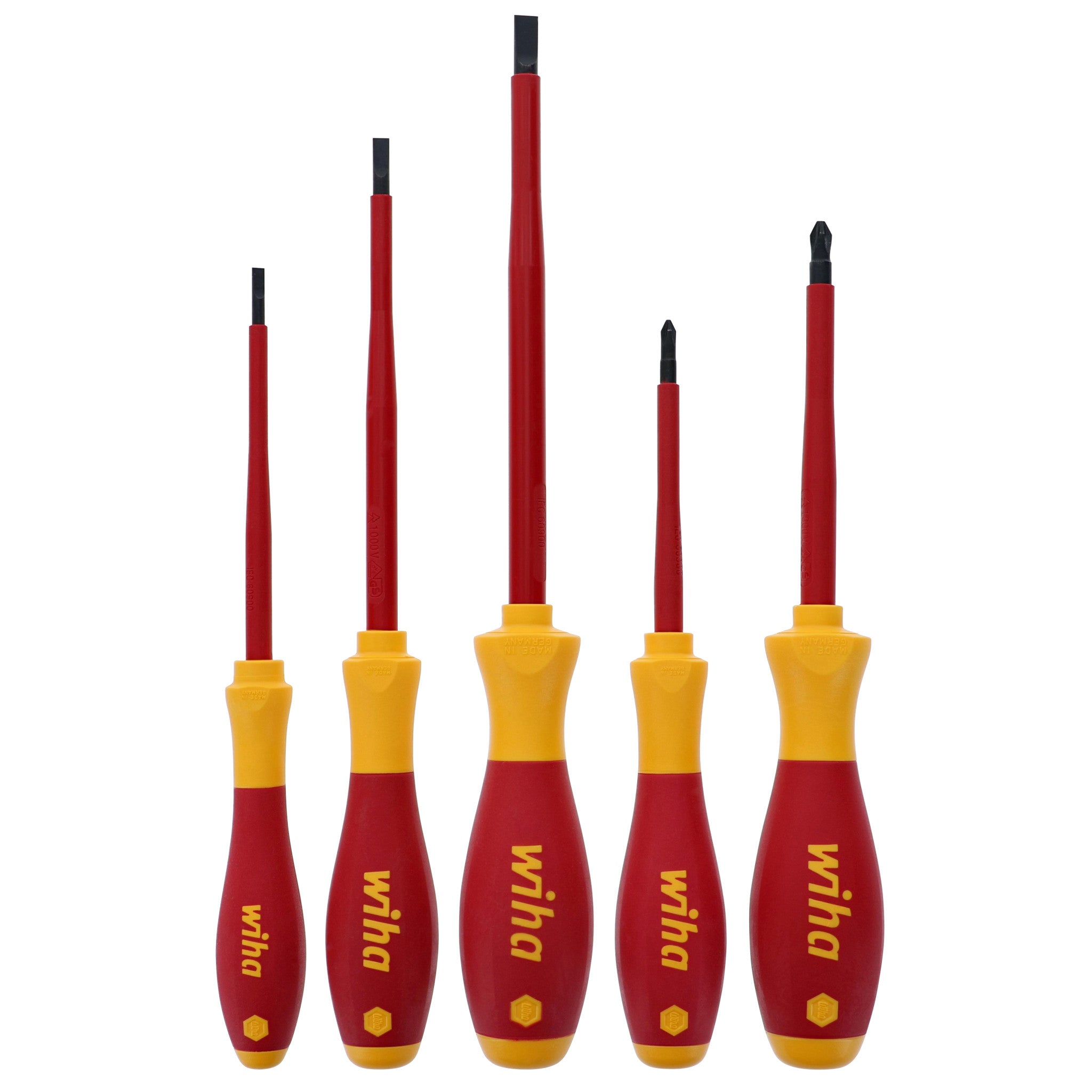 5 Piece Insulated SlimLine Screwdriver Set