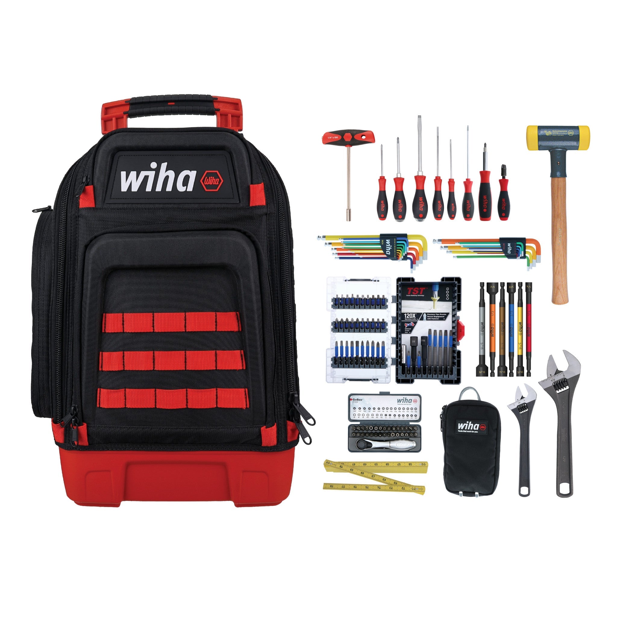 114 Piece Industrial MRO Tool Kit in Heavy Duty Backpack