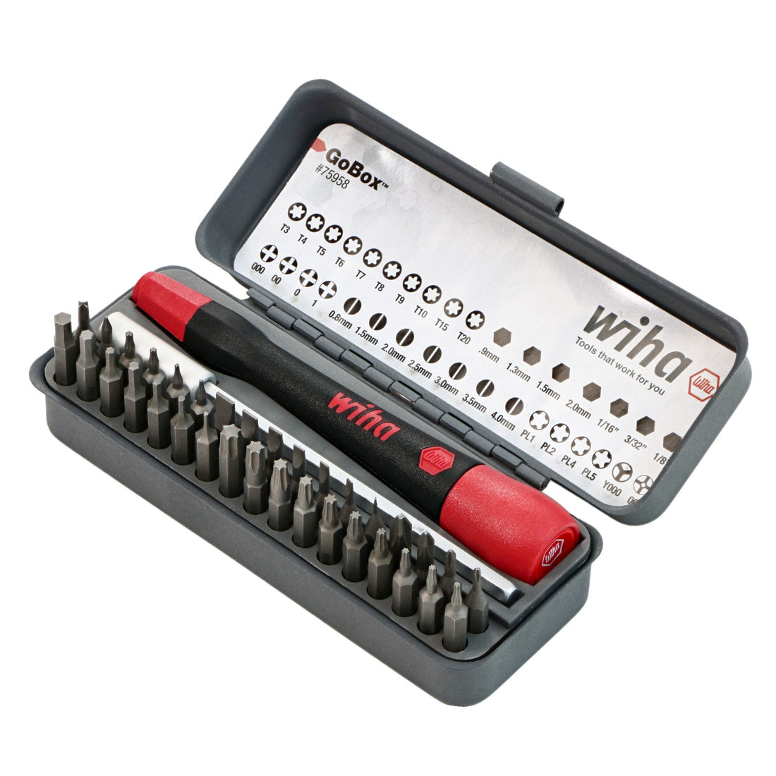 36 Piece GoBox Precision Micro Bit Set