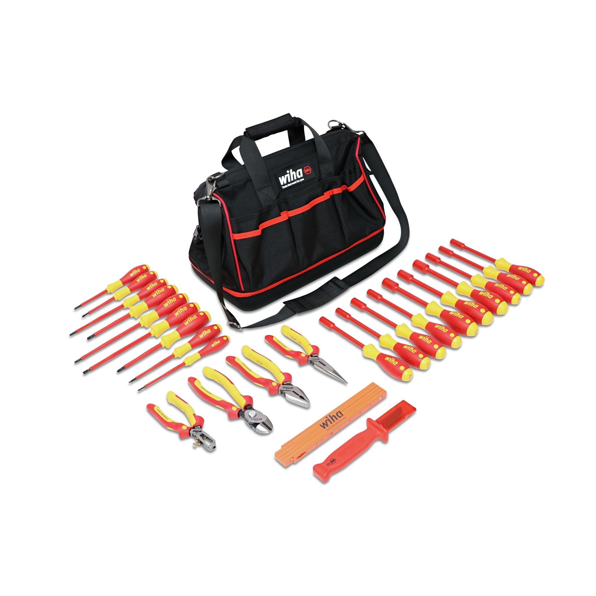 25 Piece Insulated Pliers-Cutters and Screwdriver Set
